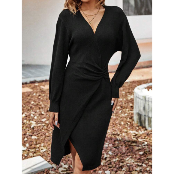 Shein Clasi, User: martinezstacy71@gmail.com Dresses & Skirts - Shein Clasi, User: martinezstacy71@gmail.com SHEIN Clasi Solid Wrap Hem Sweater